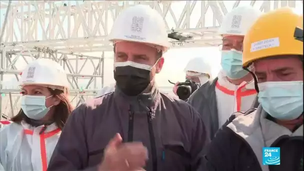 Incendie de Notre-Dame : Emmanuel Macron en visite sur le chantier de reconstruction