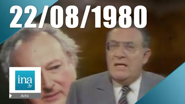20h Antenne 2 du 22 août 1980 - Décès de Max-Pol Fouchet | Archive INA