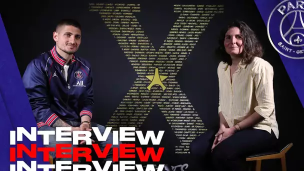 CROSS INTERVIEW | Marco Verratti & Virginie, video documentalist at PSG 📺🆒