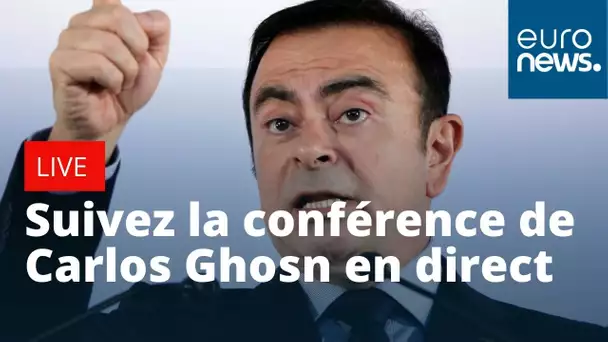 Suivez la conférence de presse de Carlos Ghosn en direct de Beyrouth, Liban