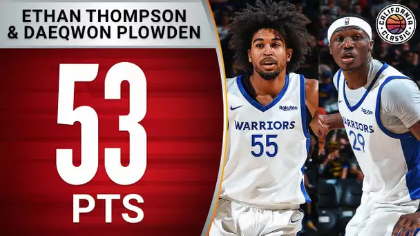 Ethan Thompson (27 PTS) & Daeqwon Plowden (26 PTS) GO OFF For Golden State!