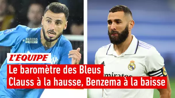 Coupe du monde 2022 : Clauss à la hausse et Benzema à la baisse dans notre baromètre des Bleus