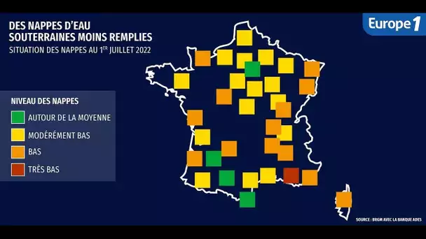 Sécheresse : découvrez les régions de France les plus touchées par le manque d’eau