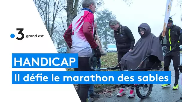 Handicap : A 14 ans, il participe au marathon des sables