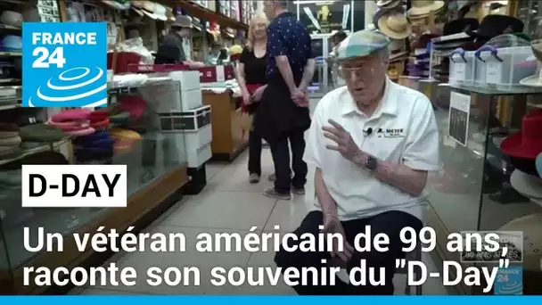 Samuel Meyer, un vétéran américain de 99 ans, raconte son souvenir du "D-Day" • FRANCE 24