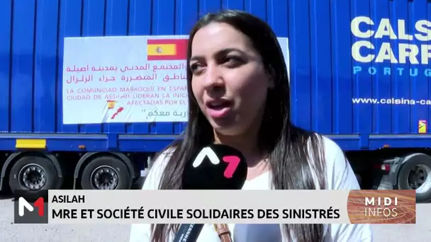 Asilah : MRE et société civile solidaires des sinistrés