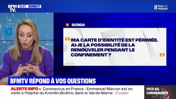 Ma carte d'identité est périmée, puis-je la renouveler pendant le confinement? BFMTV vous répond