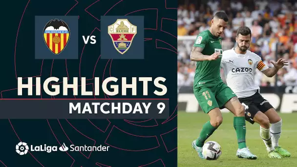 Resumen de Valencia CF vs Elche CF (2-2)