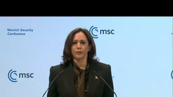 Ukraine : "l'Otan se renforcera dans l'Est de l'Europe" en cas d'attaque russe, selon Kamala Harris