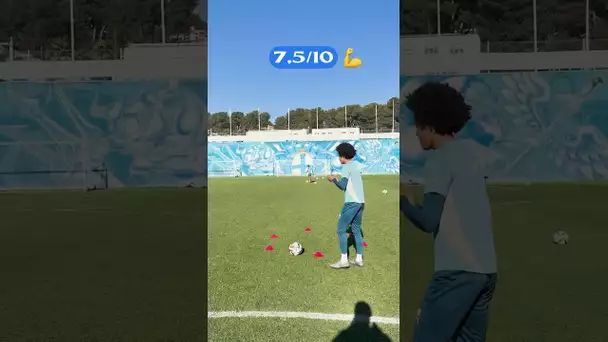 Nos joueurs de la N3 ont testé le One Touch Challenge #football #olympiquedemarseille #om #foot