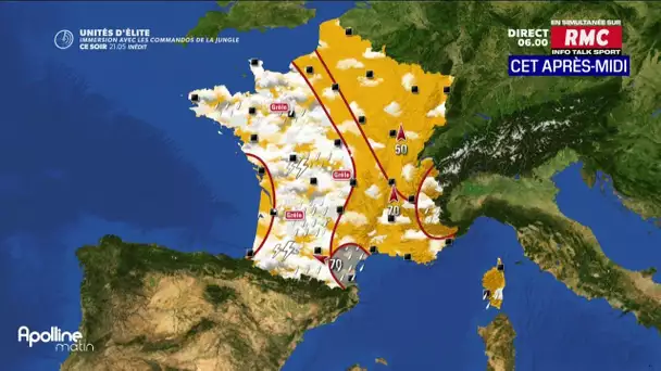 Météo: 32 départements du Sud-Ouest à l'Ile-de-France placés en vigilance orange