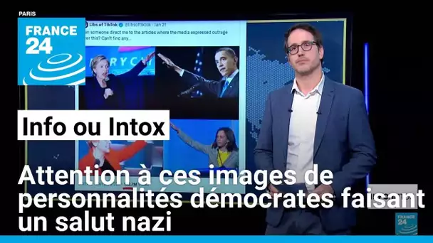 Attention à ces images de personnalités démocrates faisant un salut nazi • FRANCE 24