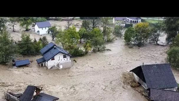 De fortes intempéries frappent une grande partie de la Bosnie, tuant au moins 14 personnes