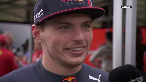 La réaction de Max Verstappen