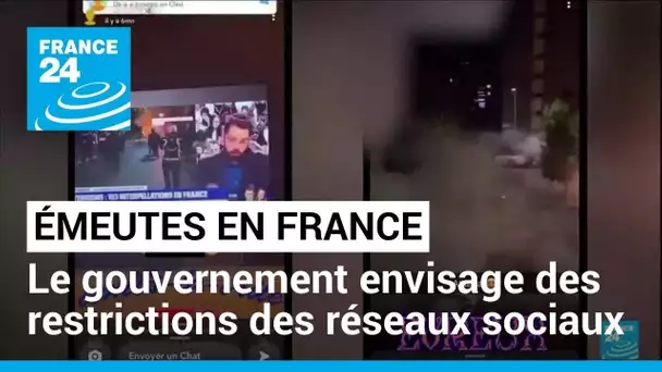 En France, le gouvernement envisage des restrictions des réseaux sociaux en cas d'émeutes