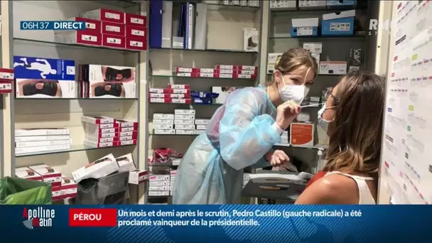 Covid-19: Avant les départs en vacances, les centres de dépistages sont pris d'assaut