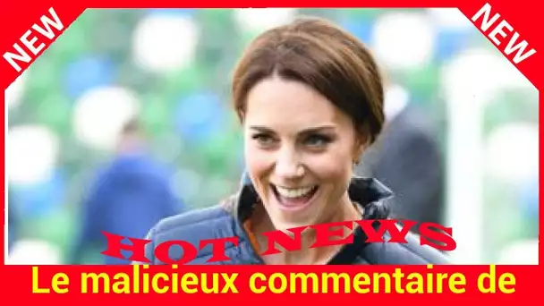 Le malicieux commentaire de George quand il a vu sa mère Kate jouer au football à Belfast