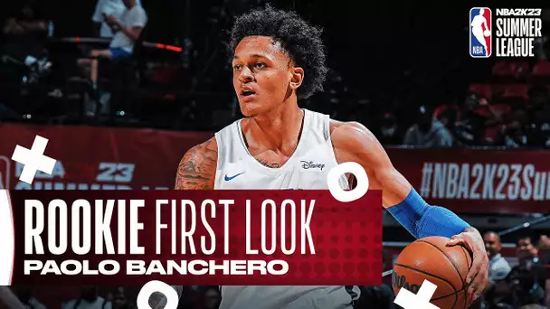 No. 1 Pick Paolo Banchero Drops 17 Pts & 6 Ast In Summer League Debut!