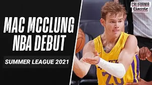 Mac McClung FLASHES ATHLETICISM in Lakers NBA Debut 🔥