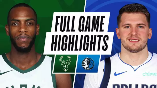 BUCKS at MAVERICKS | FULL GAME HIGHLIGHTS | April 8, 2021