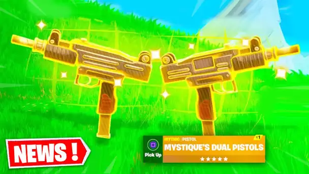 NOUVELLE ARME MYTHIQUE *MINI UZI AKIMBO* + NOUVEAU BOSS SUR LA MAP ! (FORTNITE NEWS SAISON 4)