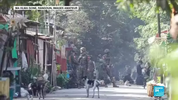 Coup d'État en Birmanie : Raid de la junte militaire contre des cheminots grévistes