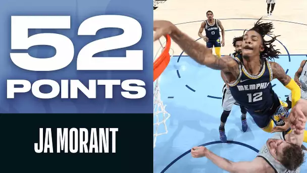 Ja Morant Gave EVERYTHING! 52 PTS CAREER-HIGH 🚨🚨