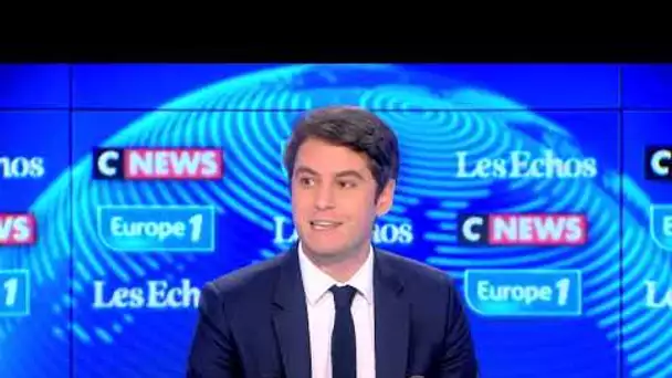 Retraites : "Il y a le camp du blocage, LFI et le camp du mensonge, le RN", tacle Gabriel Attal