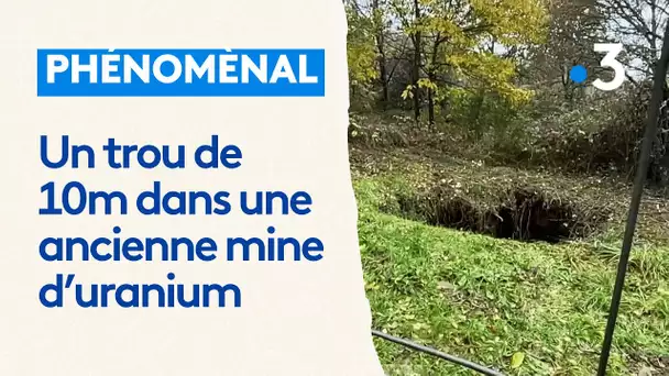 Un glissement de terrain révèle une énorme cavité d'une ancienne mine d'uranium