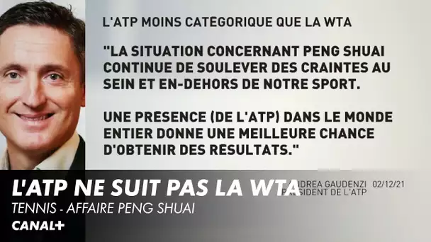 L'ATP ne suit pas la WTA