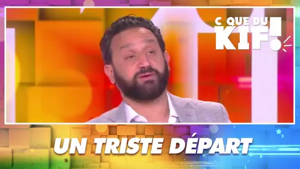 Une personne de l'équipe quitte TPMP, Cyril Hanouna, très ému : "Tu vas me manquer"