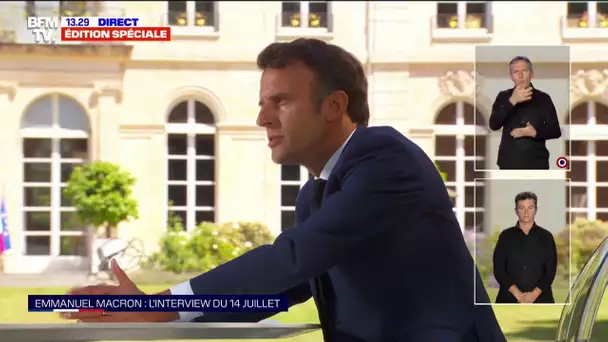 Emmanuel Macron: "Le budget de l'armée ne va pas diminuer, au contraire"