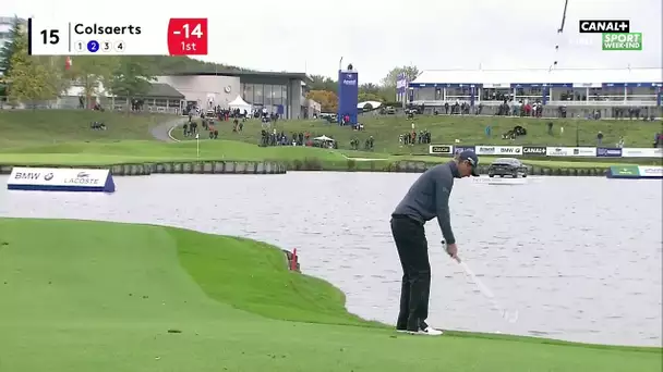 Colsaerts va lui aussi dans l'eau