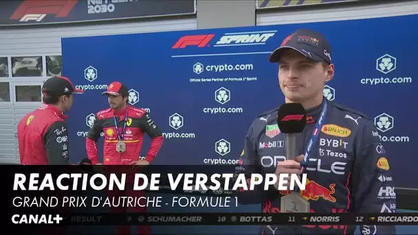 Réaction de Max Verstappen - Grand Prix d'Autriche - F1