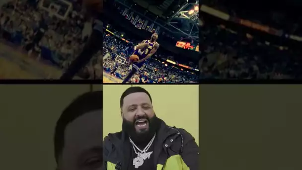 "LEGENDARY" 🗣 DJ Khaled Reacts To Kobe In The Dunk Contest 😲 #shorts