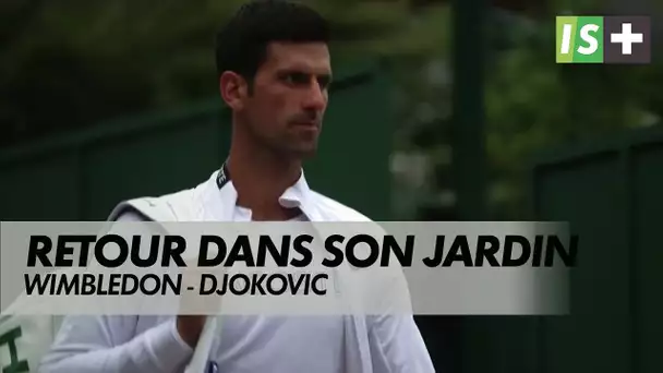 Novak Djokovic de retour dans son jardin