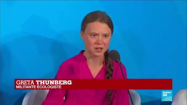 "Vous avez volé mes rêves" : le message de Greta Thunberg au sommet action climat à l'ONU