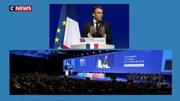 L'oral d'Emmanuel Macron devant le Congrès des maires