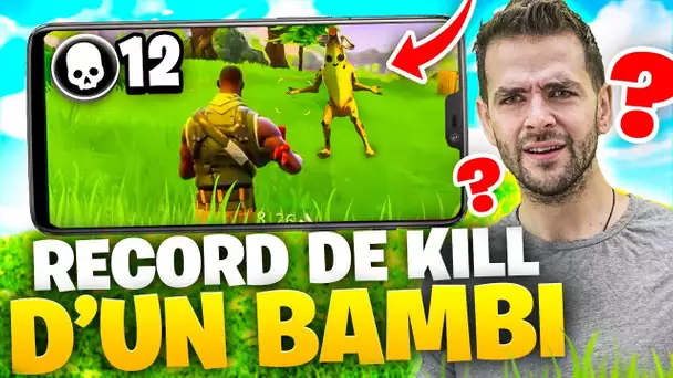 😱 RECORD DE KILL D&#039;UN BAMBI SUR MOBILE Lvl 1, VOUS N&#039;AVEZ JAMAIS VU CA !