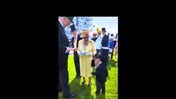 Un petit garçon serre la main de la reine Elizabeth, au mépris du protocole