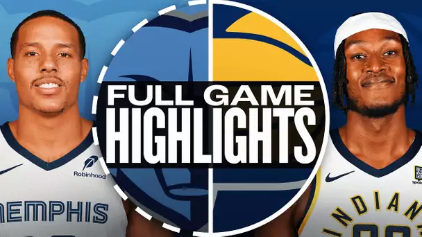 MEMPHIS at PACERS | NBA PRESEASON FULL GAME HIGHLIGHTS | October 14, 2024