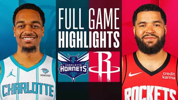 HORNETS at ROCKETS | FULL GAME HIGHLIGHTS | November 1, 2023