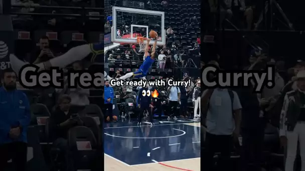 Stephen Curry pre-game warmup is MUST-SEE TV! 🔥👀|#Shorts