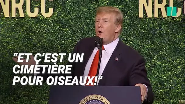 Trump fait un lien entre éoliennes et cancer