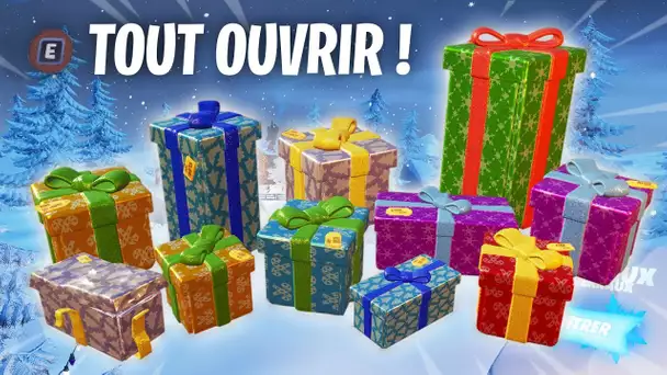 SAVOIR QUELS CADEAUX CHOISIR ! J'OUVRE TOUT LES CADEAUX DE NOEL ! (FORTNITE WINTERFEST LEAK EMOTES))