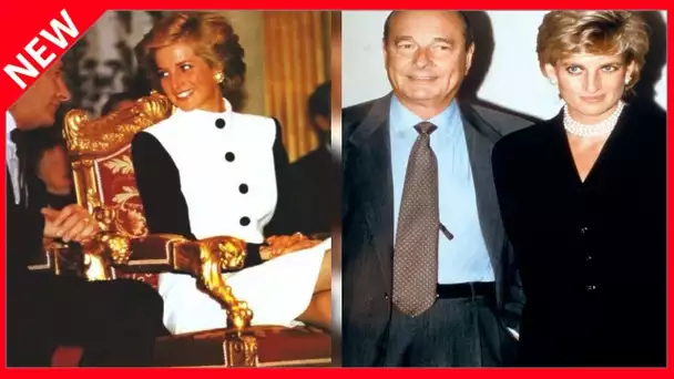 ✅  Oups ! Diana : Cet objet coquin caché dans son sac lors de sa rencontre avec Jacques Chirac