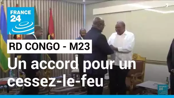 Est de la RD Congo : un accord pour un cessez-le-feu dès ce vendredi • FRANCE 24