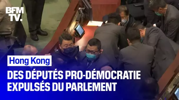 Hong Kong: des députés pro-démocratie expulsés du Parlement lors de débats