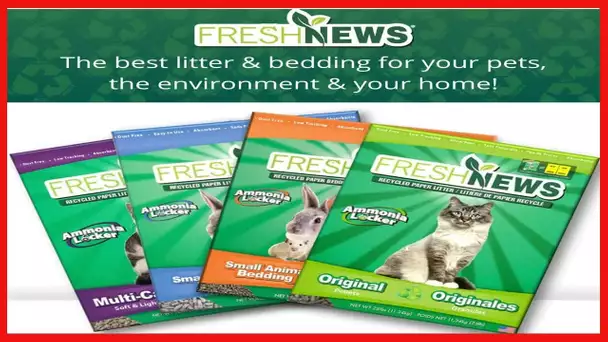 Fresh News Recycled Paper Cat Litter, Pellets