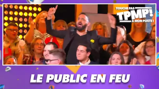 Quand Cyril Hanouna fait danser et chanter le public de TPMP